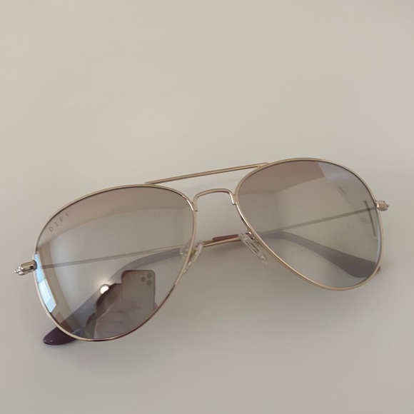 NEW Diff Eyewear Cruz aviator sunglasses - Picture 2 of 5